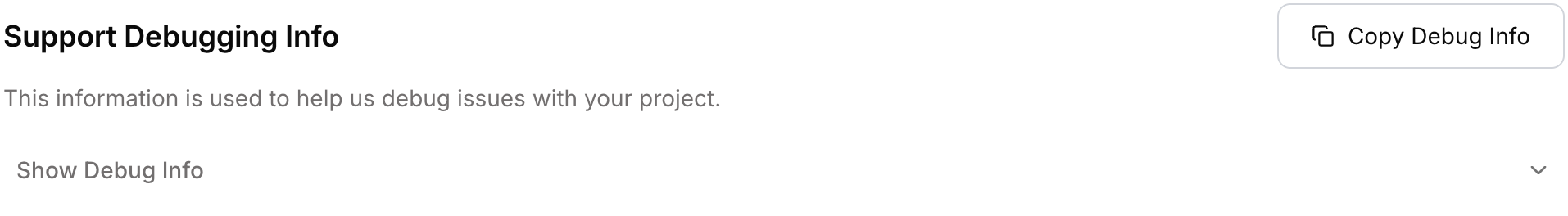 Debugging Info Location